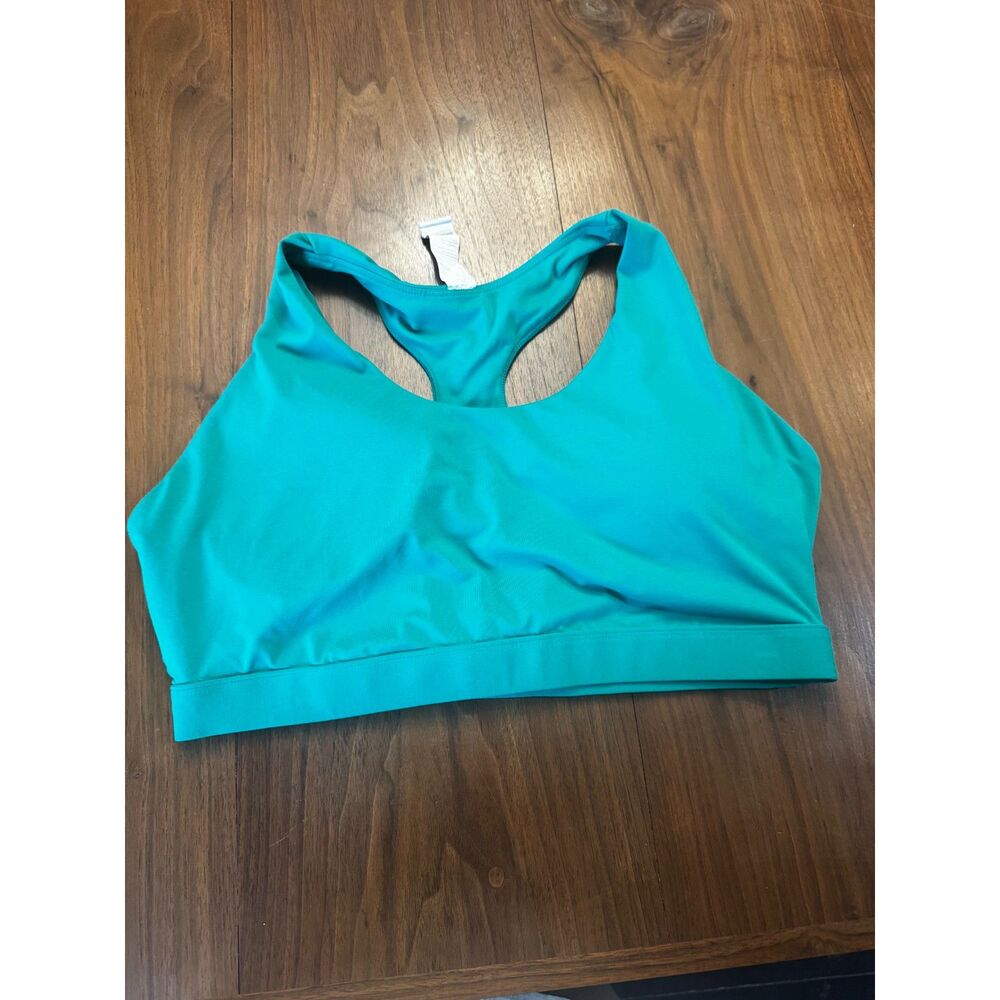 💚Fabletics Women’s 1X Green Racerback Sports Bra Plus Size Activewear